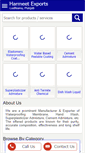 Mobile Screenshot of harmeetexports.com